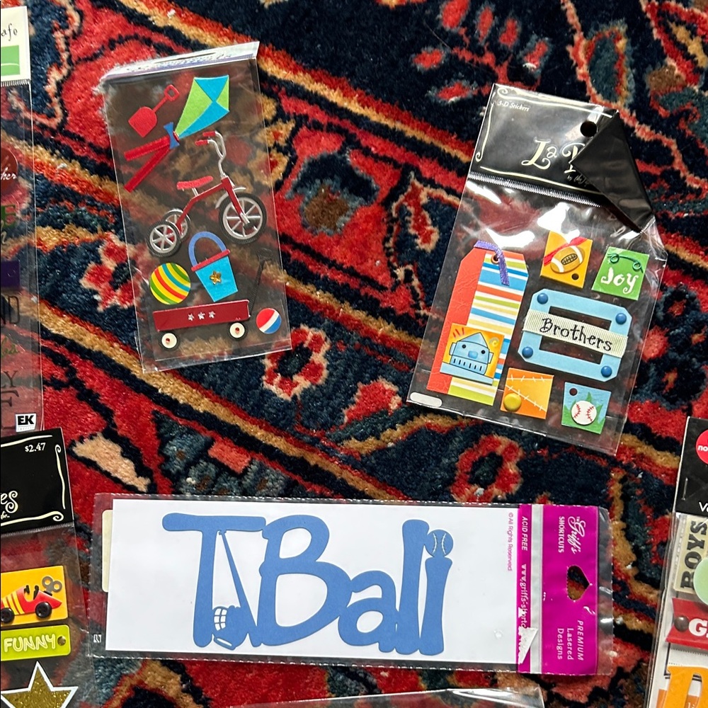 Assorted Scrapbooking Stickers—BOYS - Picture 8 of 10